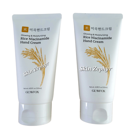 Glamfox Rice Niacinamide Hand Cream Set