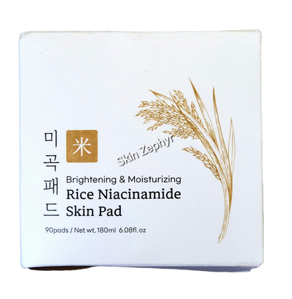 Glamfox Brightening and Moisturizing Rice Niacinamide Skin Pad