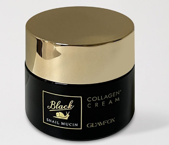 Glamfox Black Snail Mucin Collagen Cream