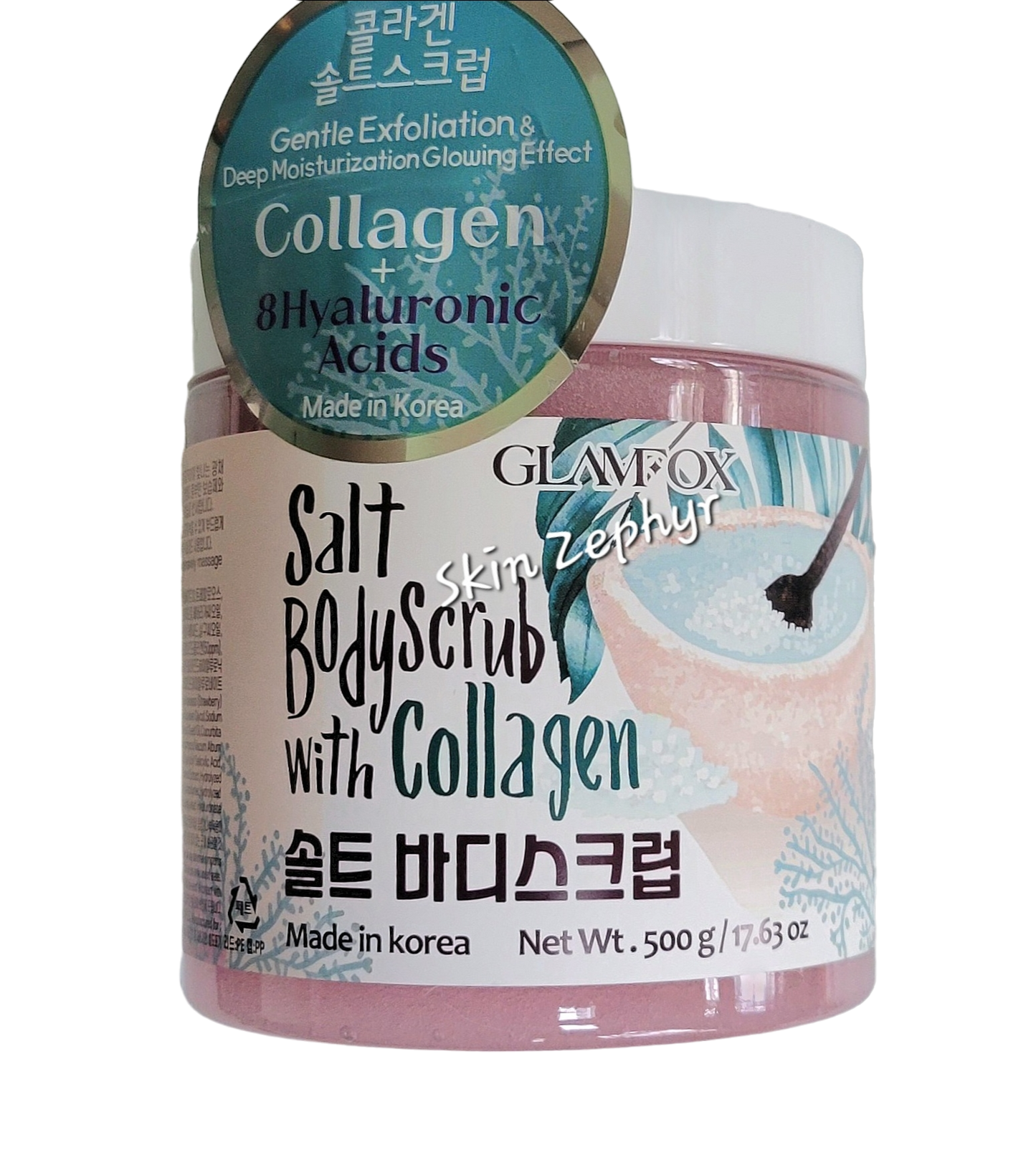 Glamfox Salt Body Scrub with Collagen