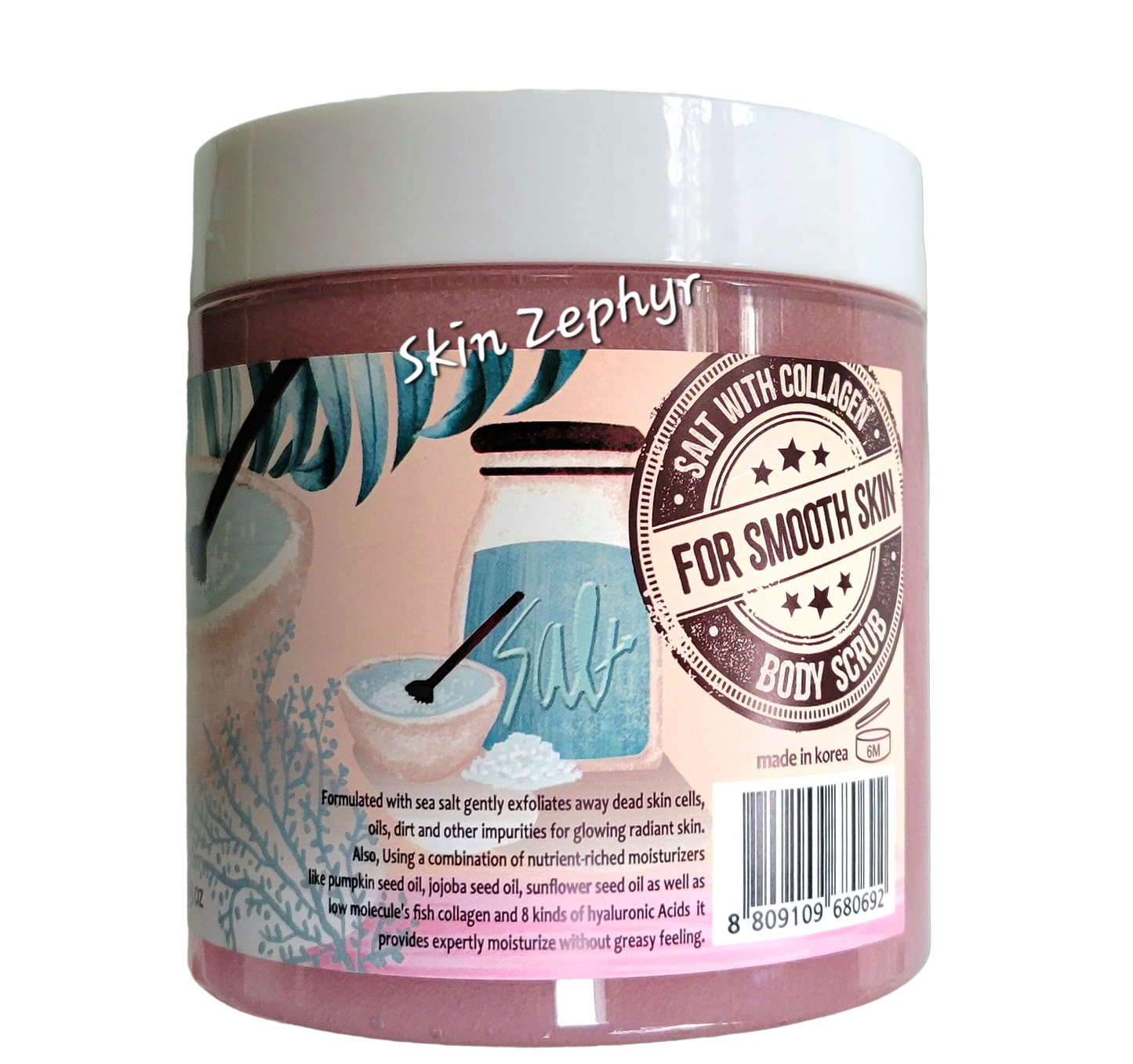 Glamfox Salt Body Scrub with Collagen