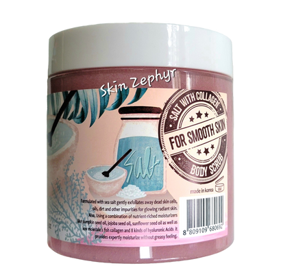 Glamfox Salt Body Scrub with Collagen