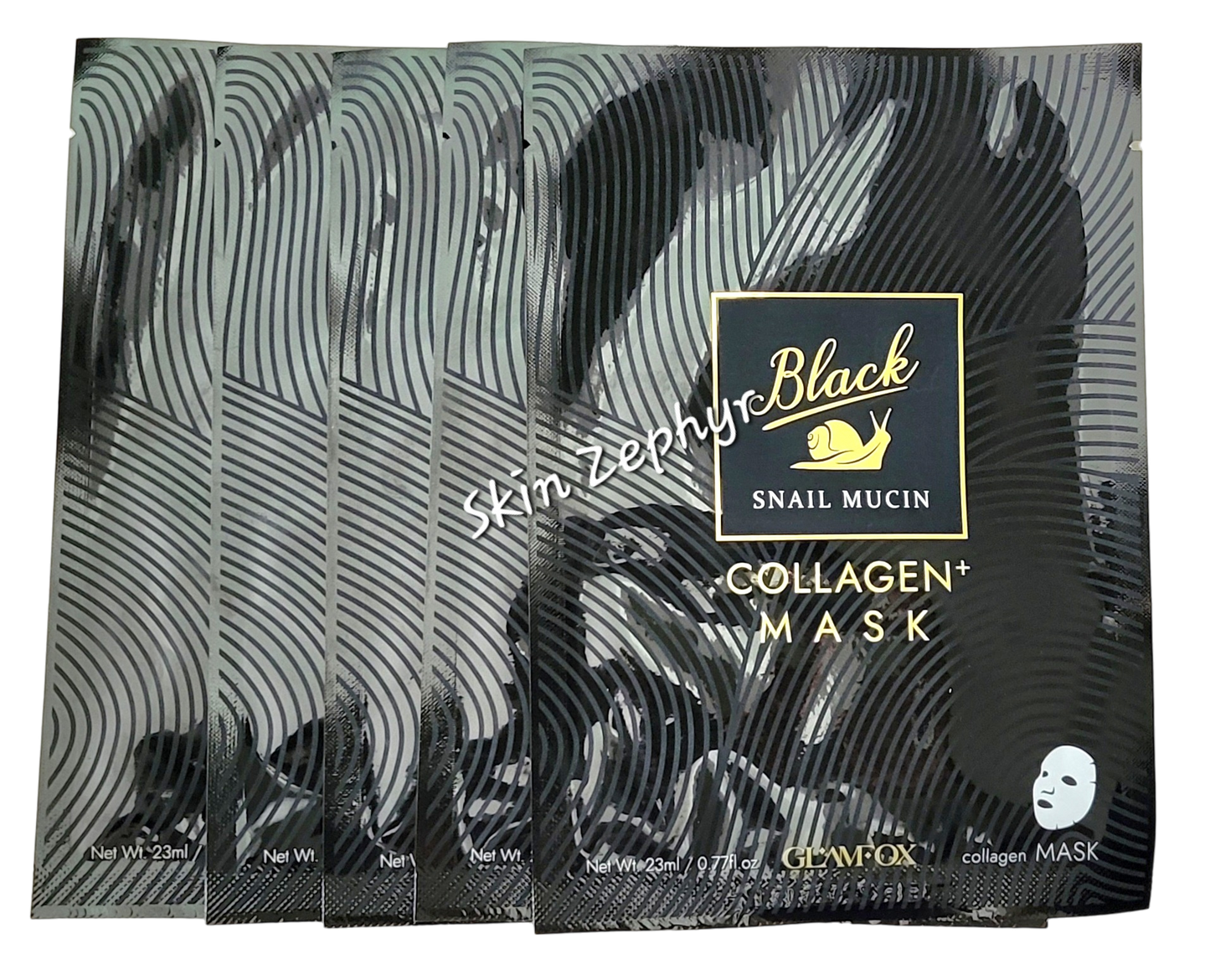 Glamfox Black Snail Collagen Masks
