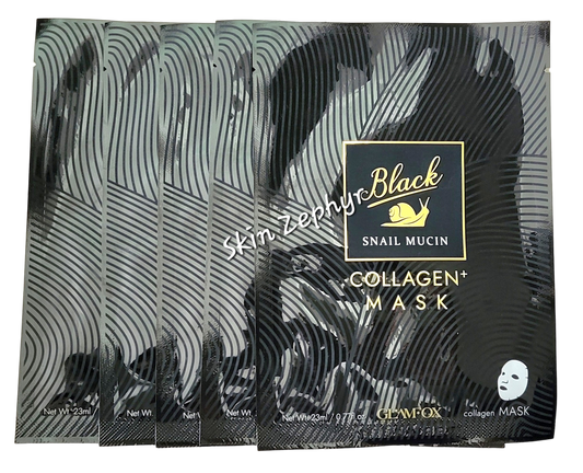 Glamfox Black Snail Collagen Masks