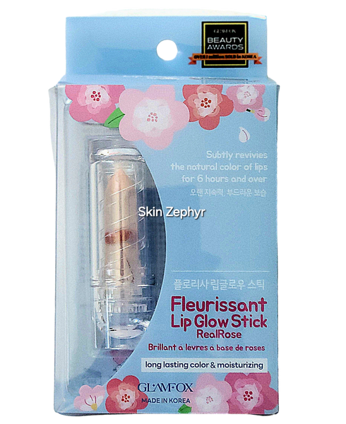 Glamfox Fleurrisant Lip Glow Stick: RealRose – Skin Zephyr