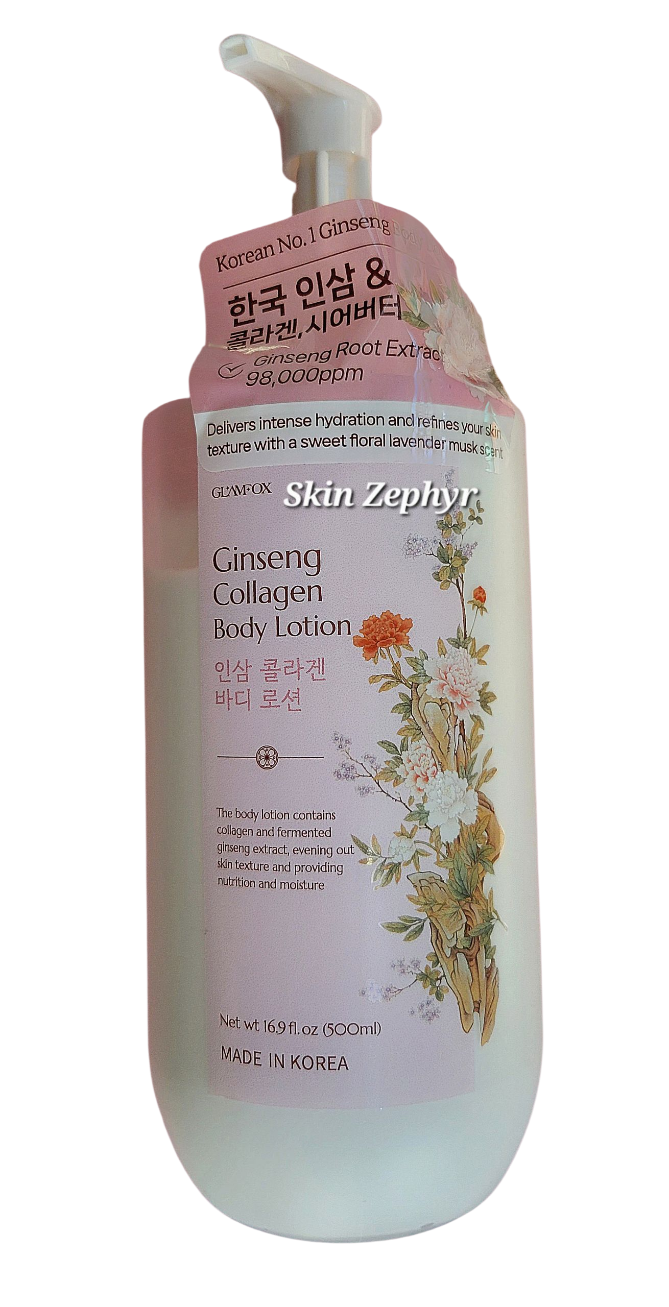 Glamfox Ginseng Collagen Body Lotion