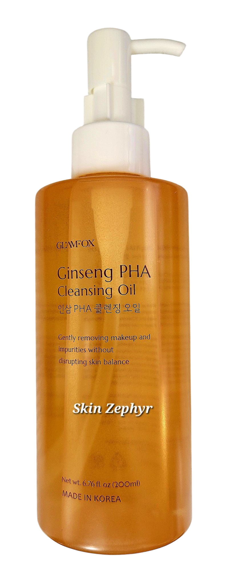 Glamfox Ginseng PHA Cleansing Oil