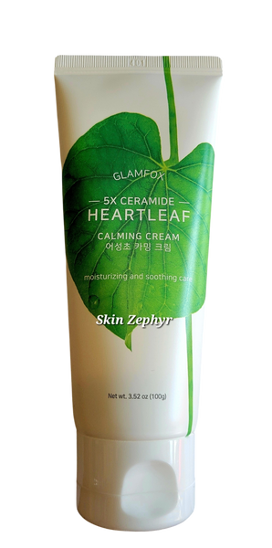 Glamfox 5X Ceramide Heartleaf Calming Cream – Skin Zephyr Glamfox 5X Ceramide Heartleaf Calming Cream – Skin Zephyr