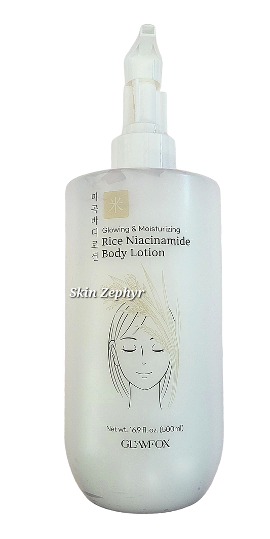 Glamfox Rice Niacinamide Body Lotion