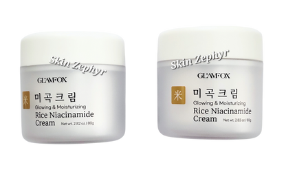 Glamfox Rice Niacinamide Glowing & Moisturizing Cream Duo