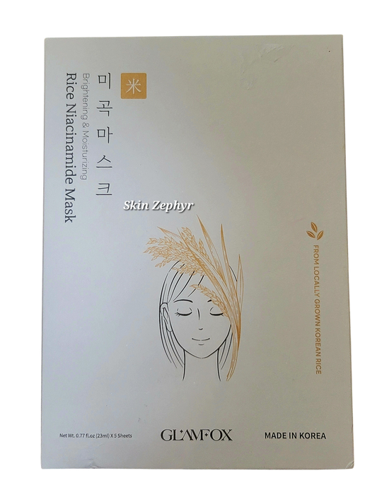 Glamfox Rice Niacinamide Masks