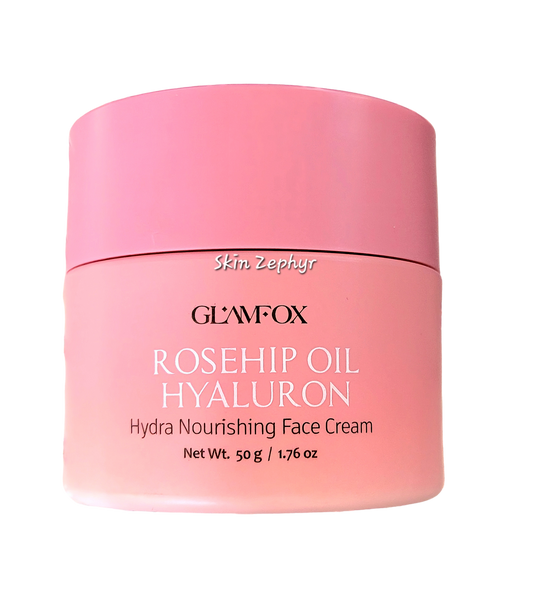 Glamfox Rosehip and Hyaluron Hydra Nourishing Face Cream – Skin Zephyr
