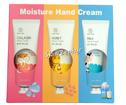 Hani x Hani Moisture Hand Cream Set (Collagen, Honey and Milk)