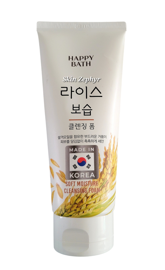 Happy Bath Rice Moisturizing Cleansing Foam