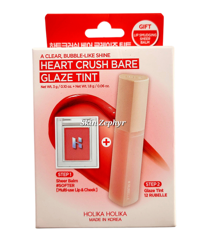 Holika Holika Heart Crush Bare Glaze Tint Gift Set