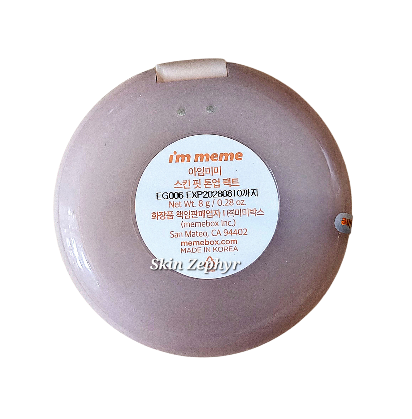 I'm Meme Skin Fit Tone Up Pact