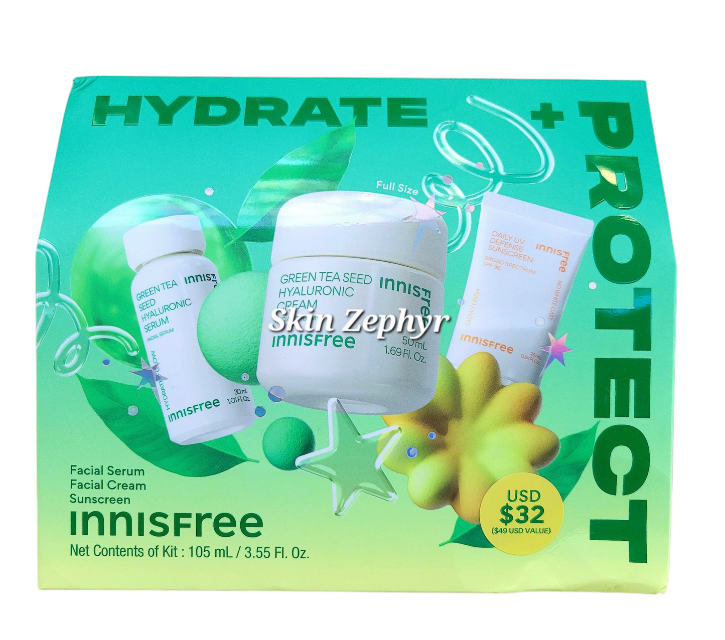 Innisfree Hydrate and Protect Set