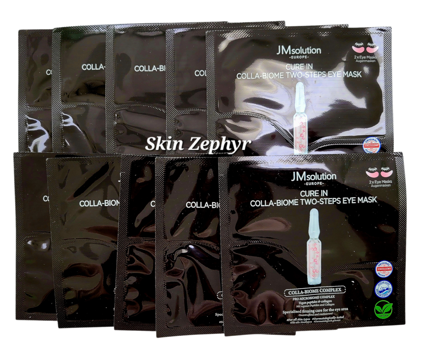 JM Solution Cure in Colla-Biome Two-Steps Eye Mask