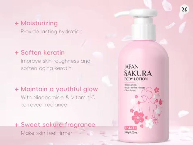 Laikou Cherry Blossom Body Lotion