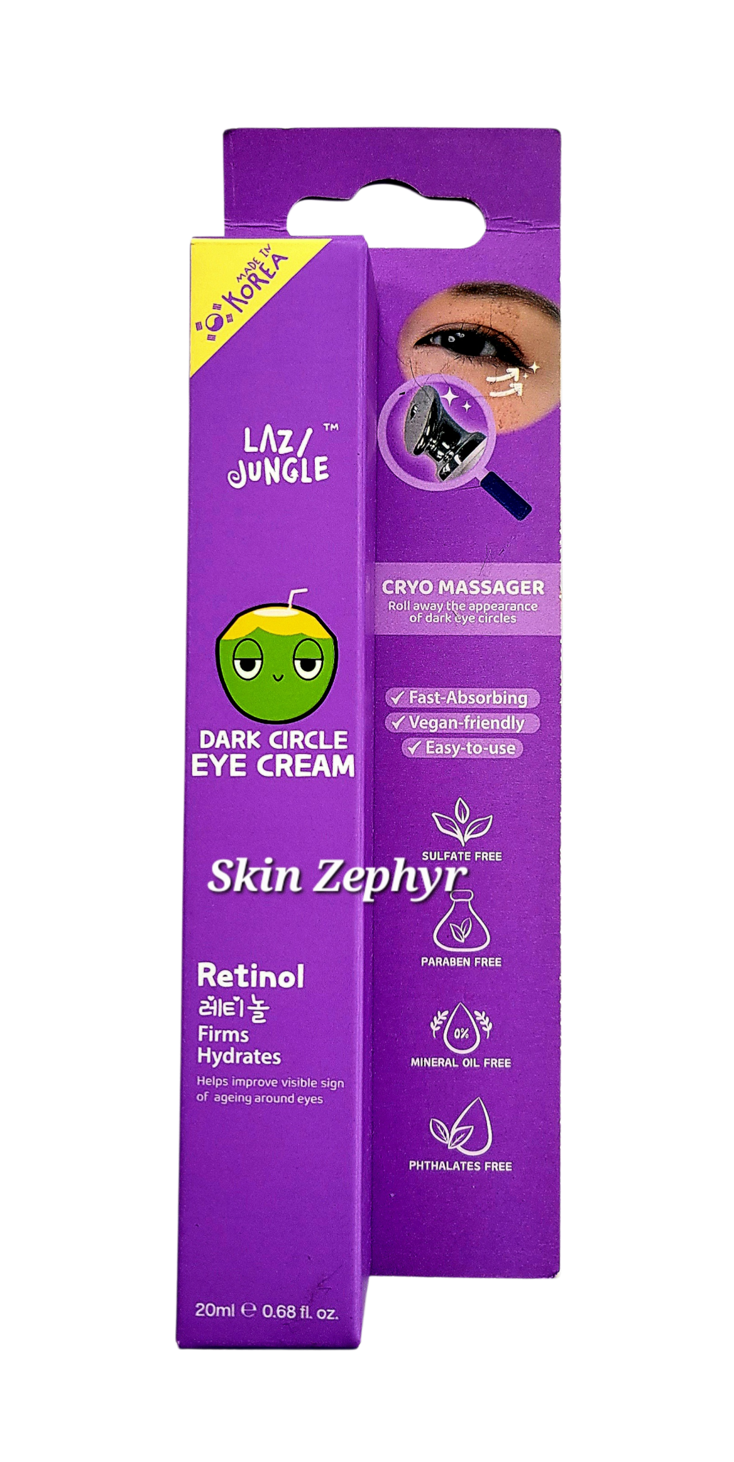 Lazy Jungle Dark Circle Retinol Eye Cream