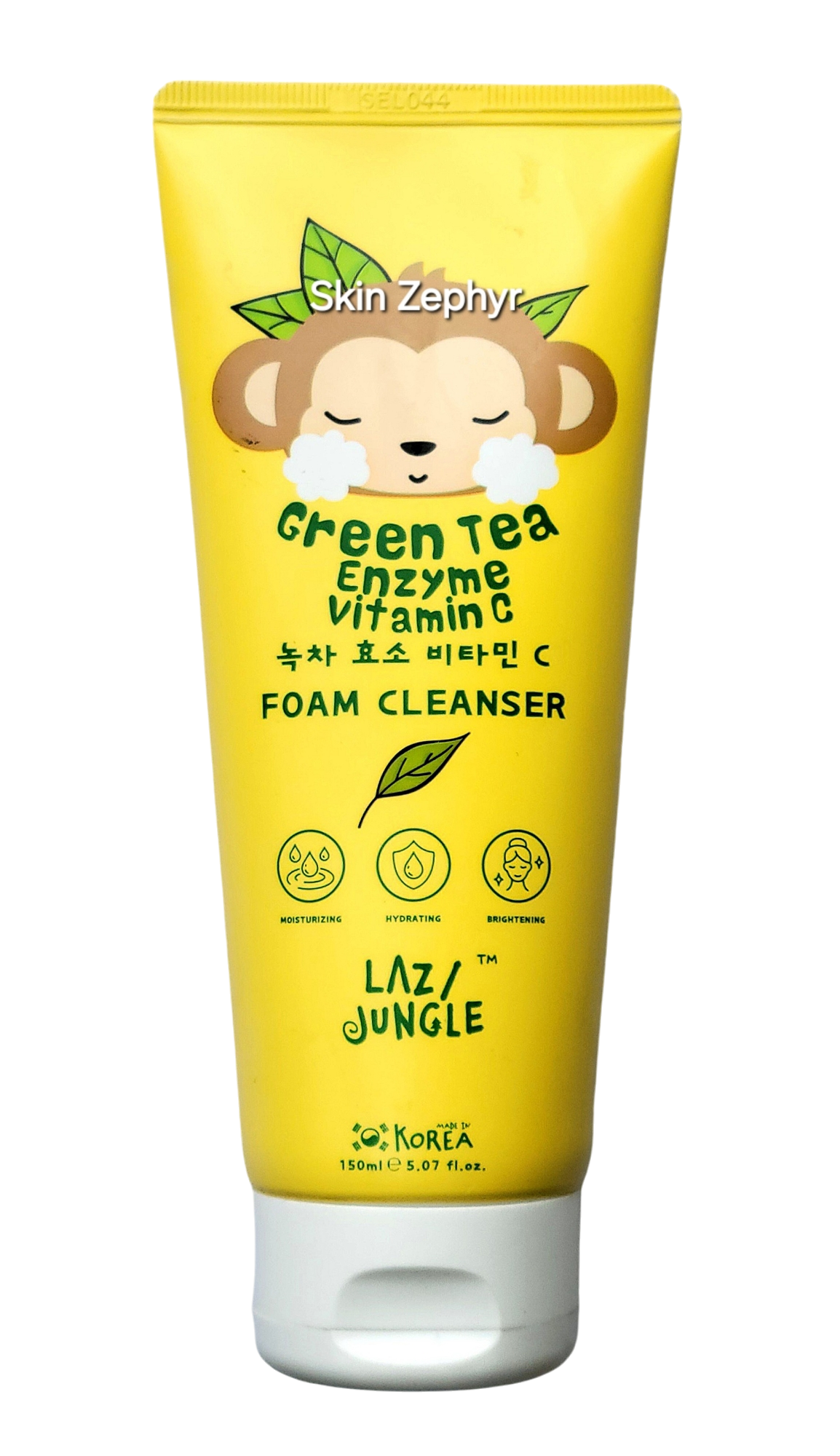 Lazy jungle Green Tea Enzyme Vitamin C Foam Cleanser