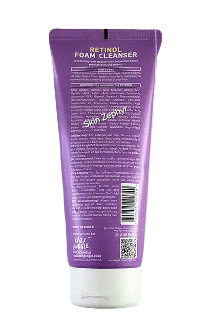 Lazy Jungle Retinol Foam Cleanser
