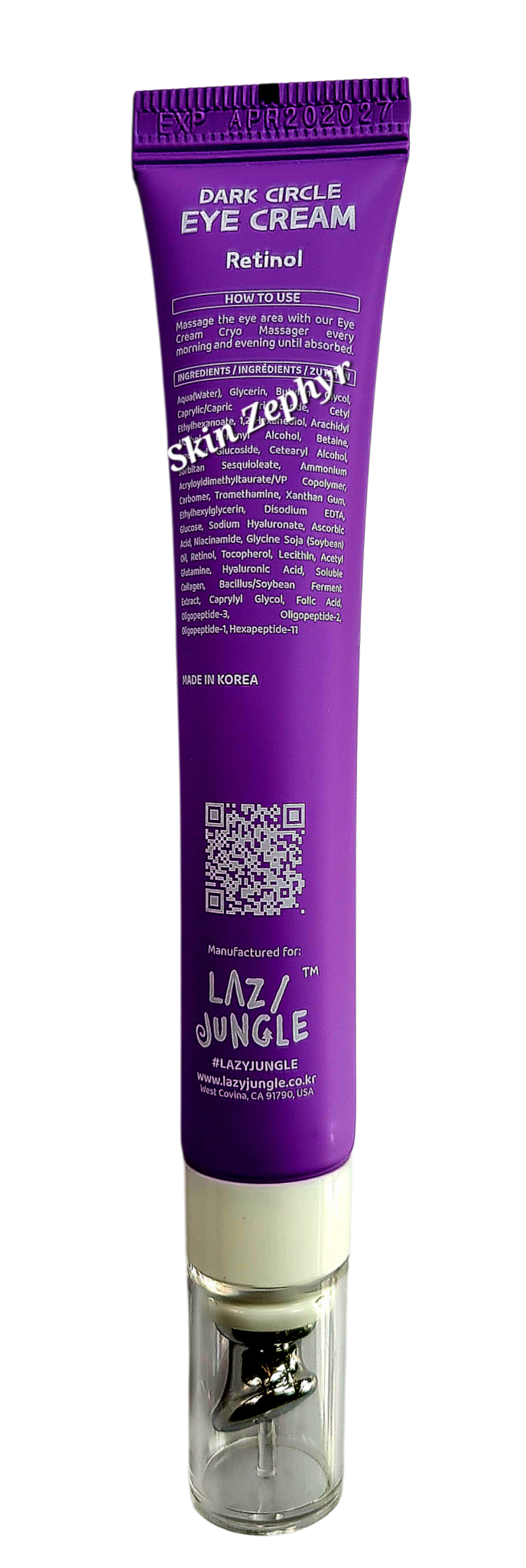 Lazy Jungle Dark Circle Retinol Eye Cream