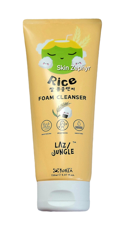 Lazy Jungle Rice Foam Cleanser