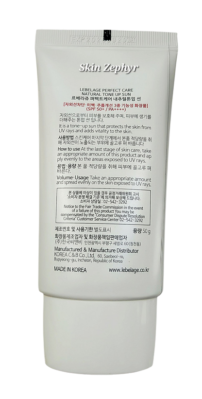 Lebelage Perfect Care Sun Cream- Natural Tone Up