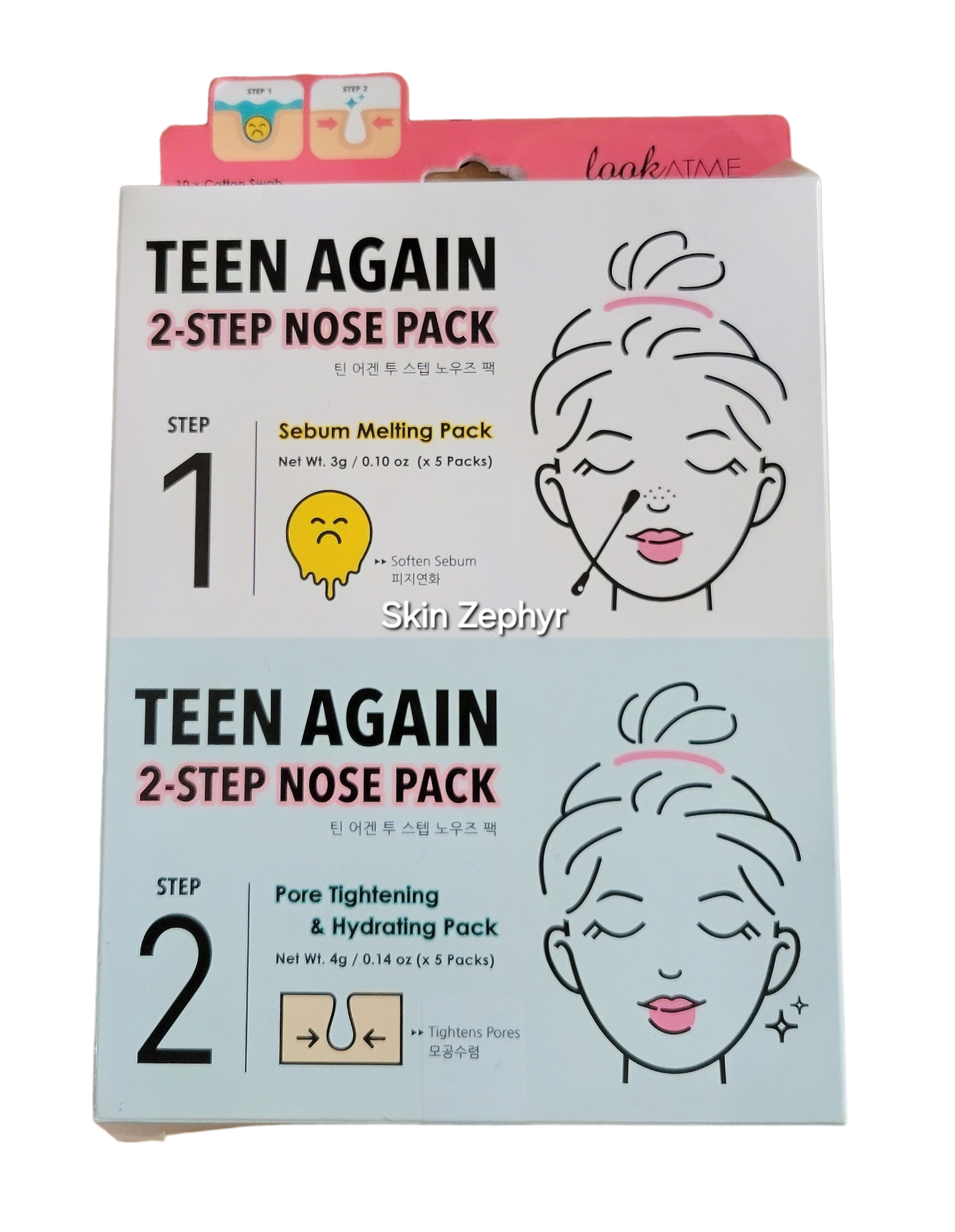 Lookatme Teen Again 2-Step Nose Pack