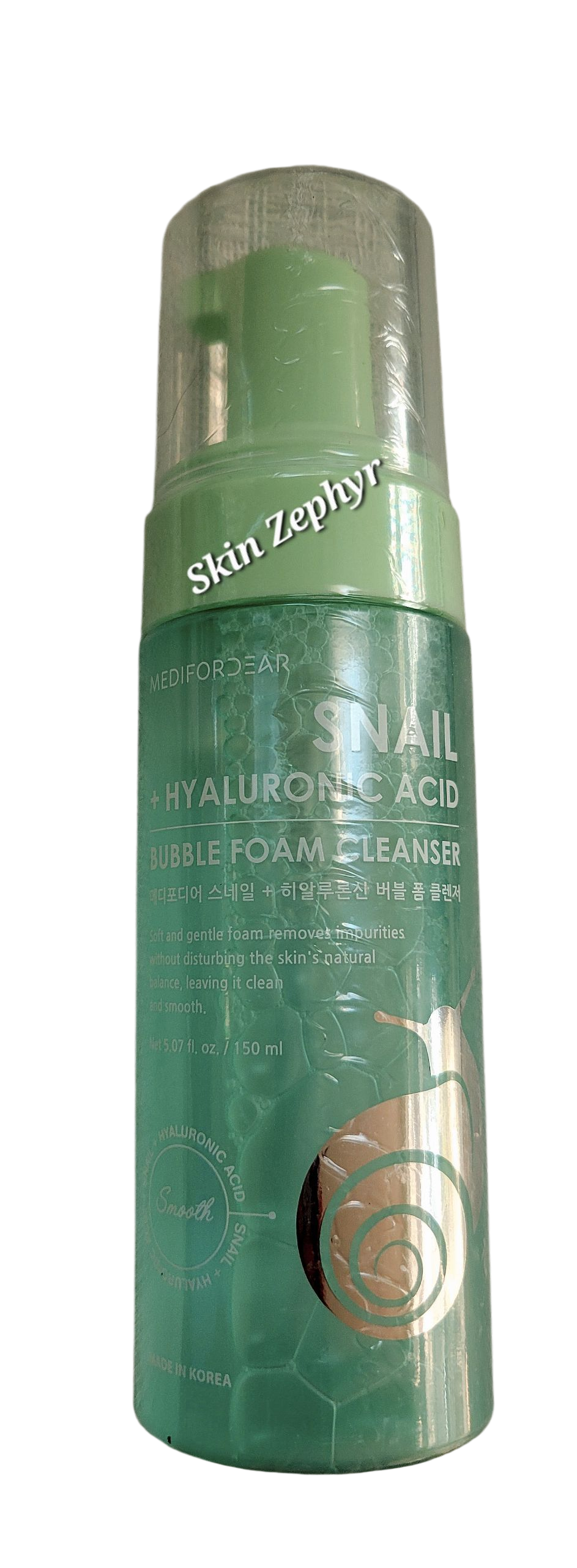 Medifordear Snail + Hyaluronic Acid Bubble Foam Cleanser