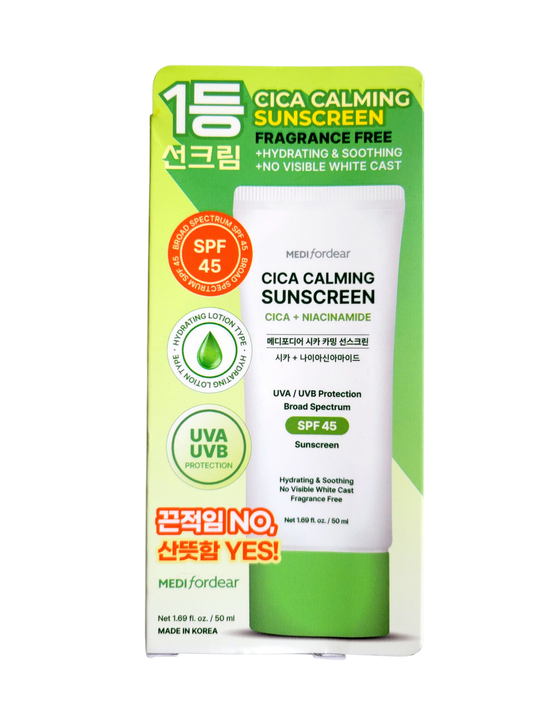 Medifordear Cica Calming Sunscreen SPF 45