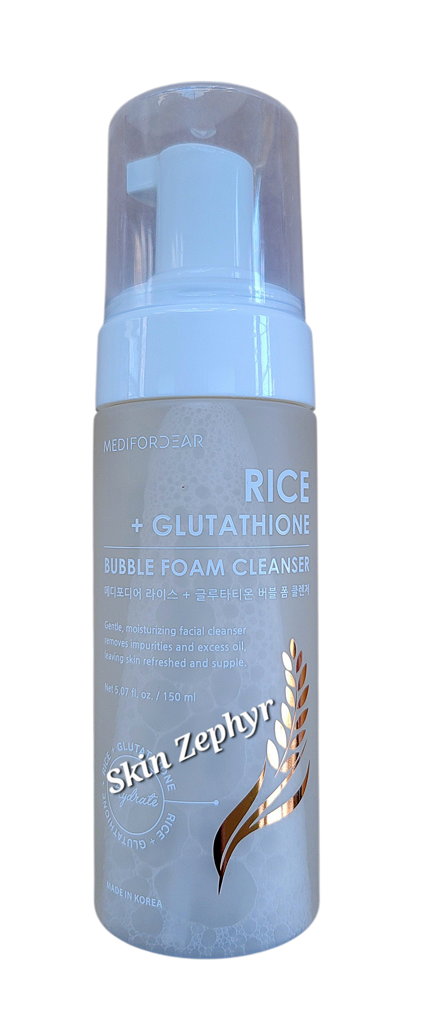 Medifordear Rice + Glutathione Bubble Foam Cleanser