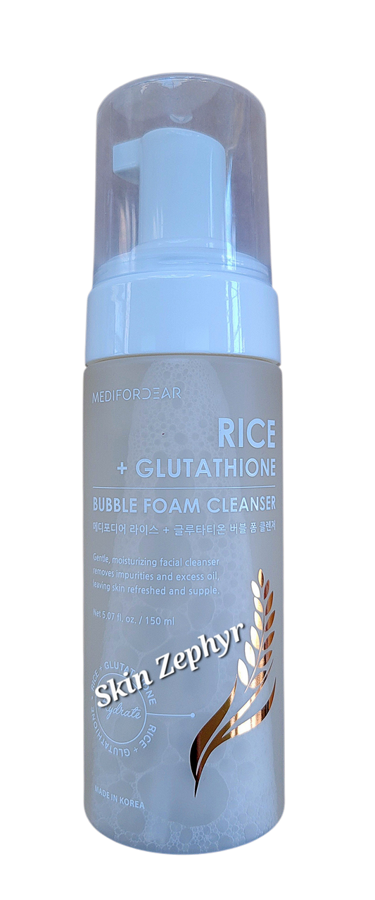 Medifordear Rice + Glutathione Bubble Foam Cleanser