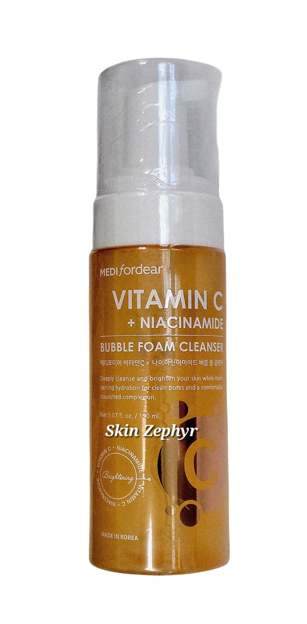 Medifordear Vitamin C + Niacinamide Bubble Foaming Cleanser