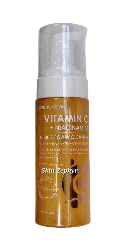 Medifordear Vitamin C + Niacinamide Bubble Foaming Cleanser