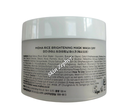 Midha Rice Brightening Mask