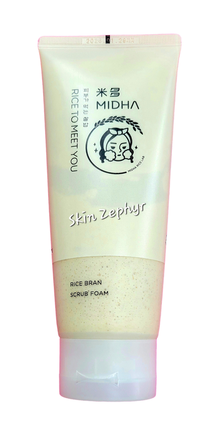 Midha Rice Bran Scrub Foam