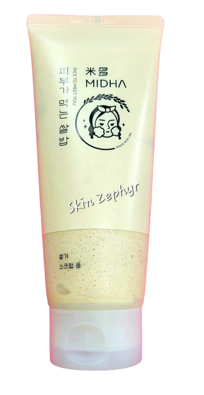 Midha Rice Bran Scrub Foam