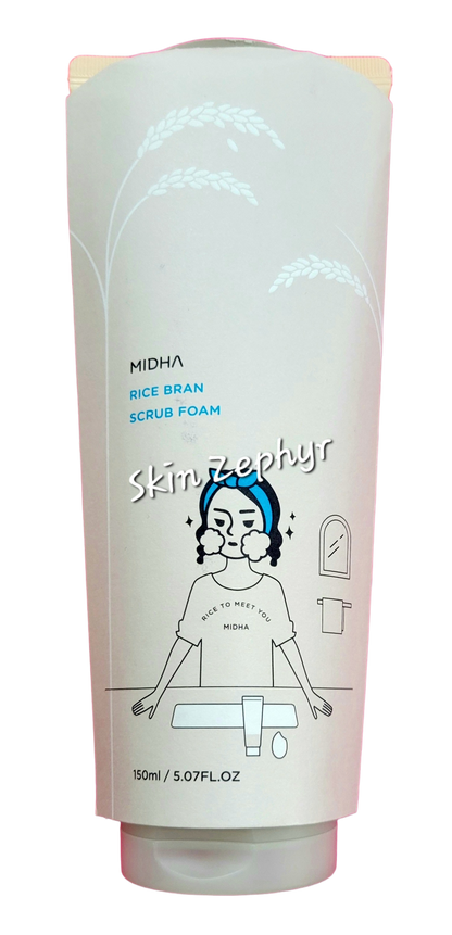 Midha Rice Bran Scrub Foam