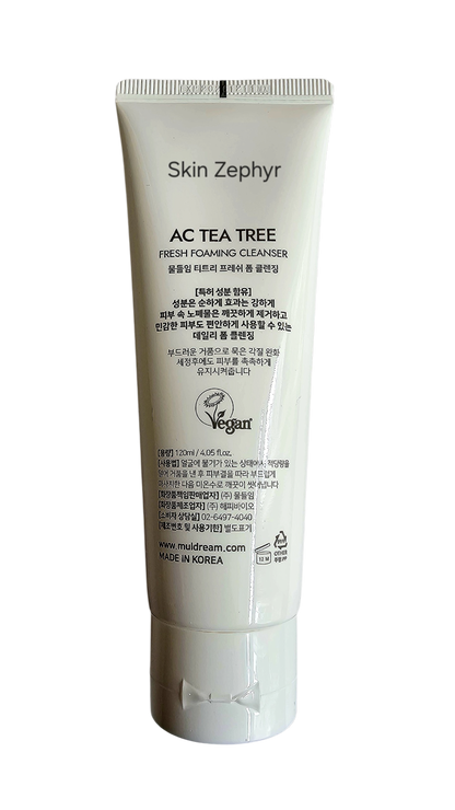 Muldream AC Tea Tree Fresh Foaming Cleanser