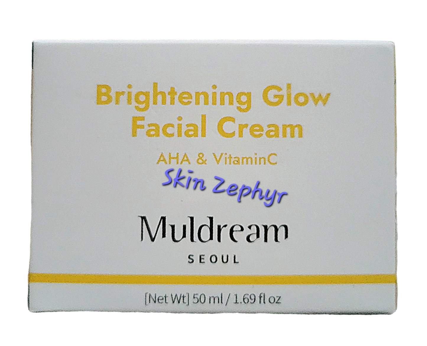 Muldream Brightening Glow Facial Cream with AHA + Vitamin C