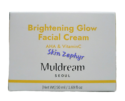 Muldream Brightening Glow Facial Cream with AHA + Vitamin C