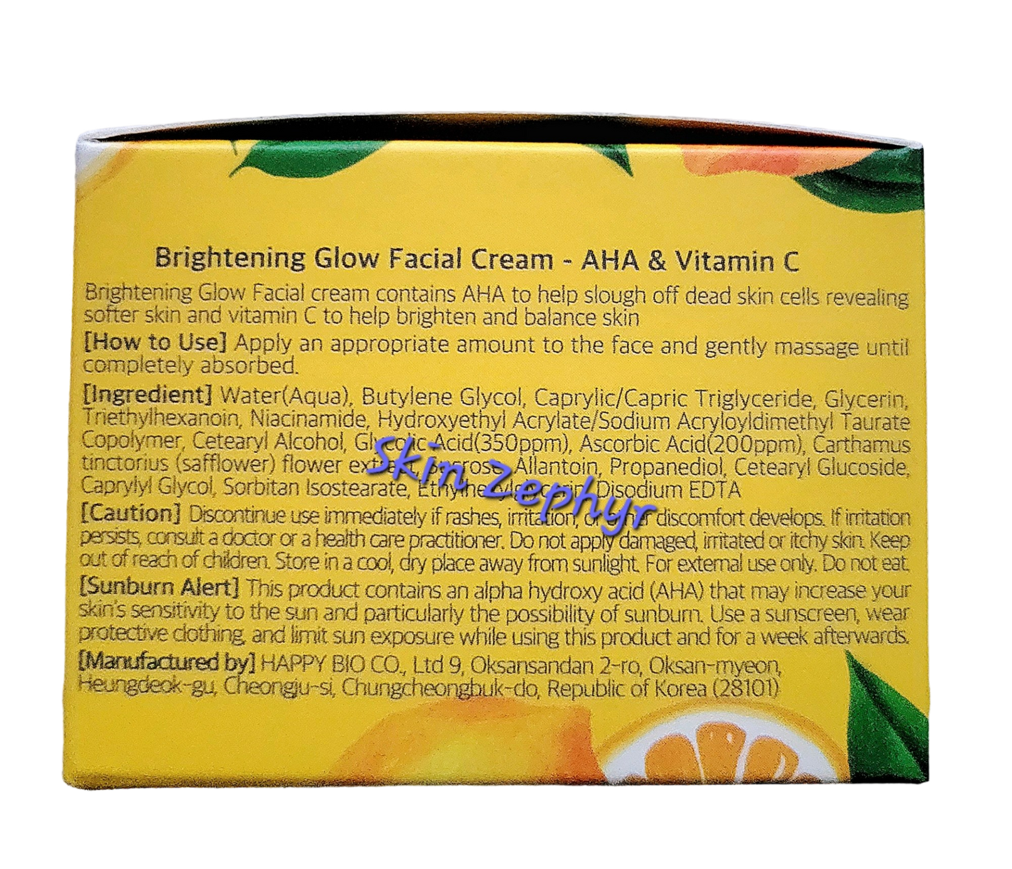 Muldream Brightening Glow Facial Cream with AHA + Vitamin C