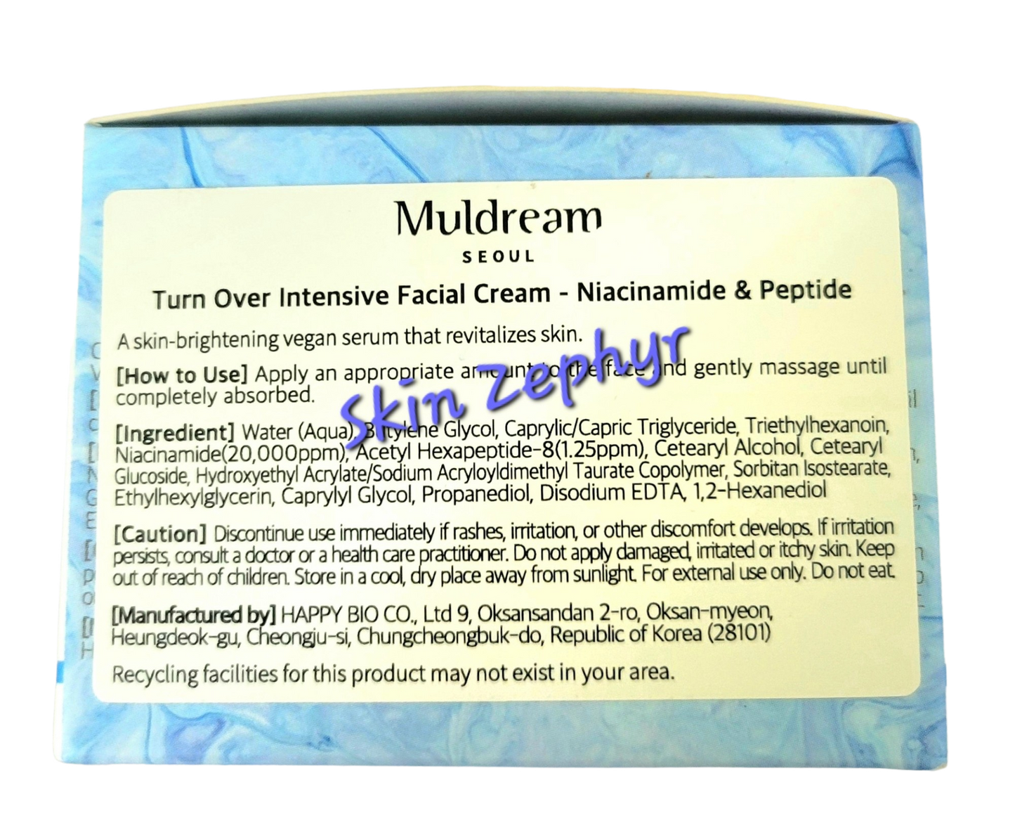 Muldream Turn Over Intensive Facial Cream