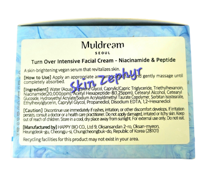 Muldream Turn Over Intensive Facial Cream