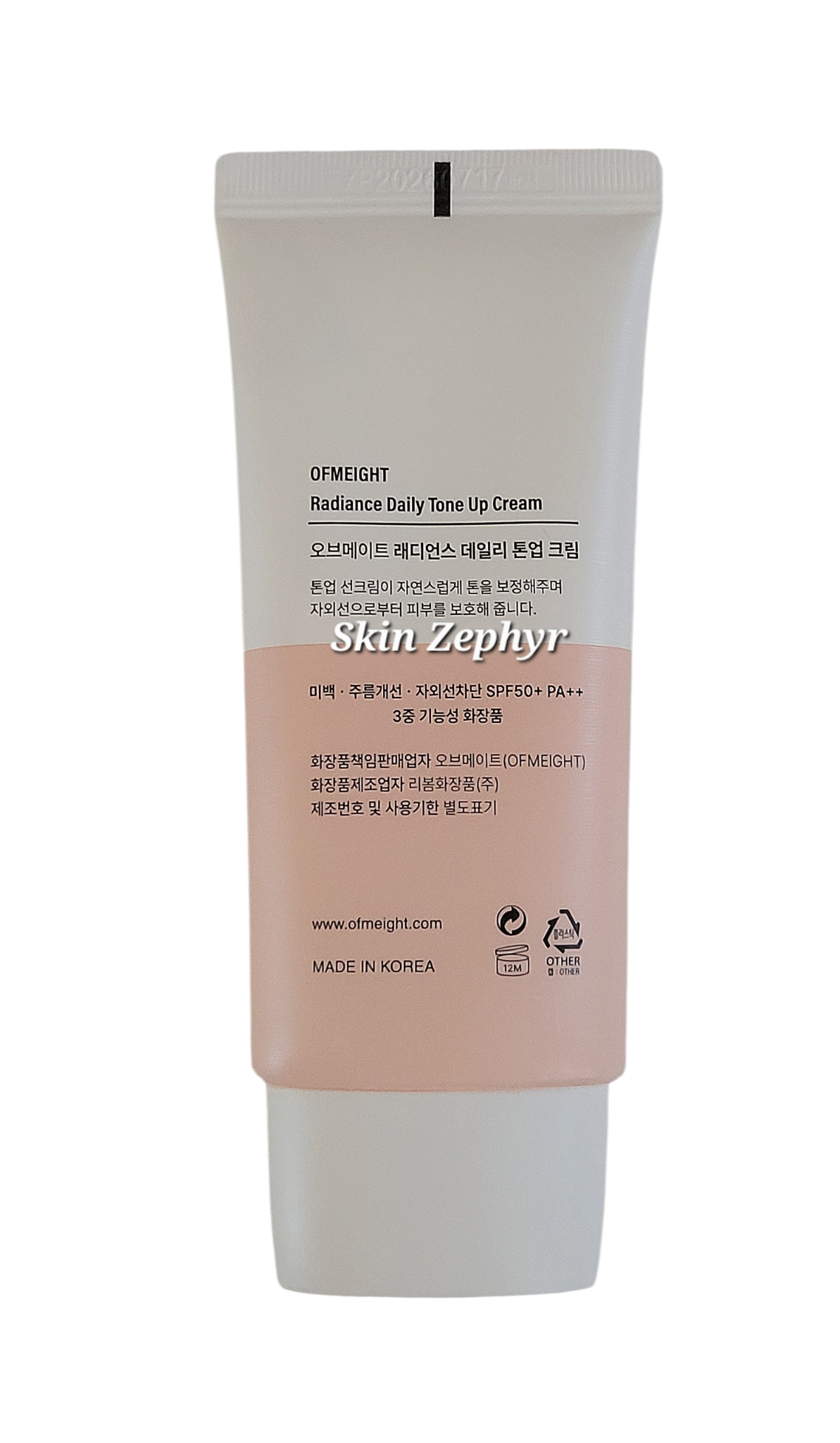 Ofmeight Radiance Daily Tone Up Cream SPF50+/PA++