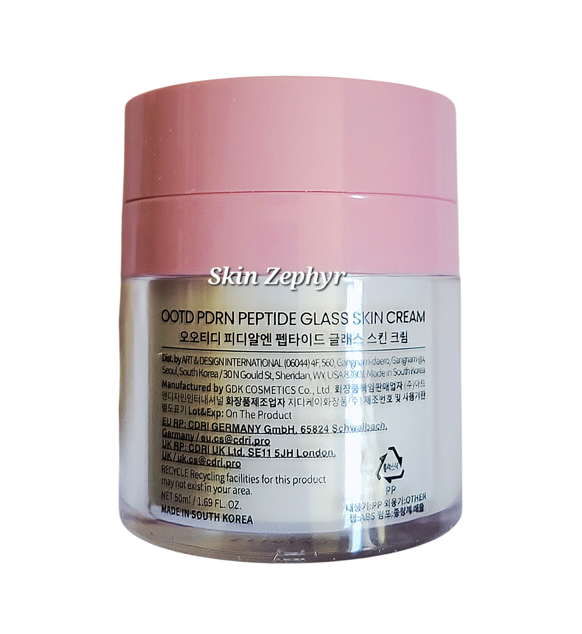 OOTD PDRN PEPTIDE GLASS SKIN CREAM 50ml