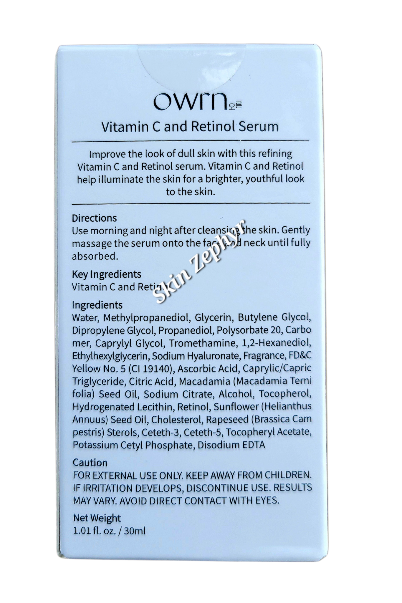 Owrn Vitamin C & Retinol Serum