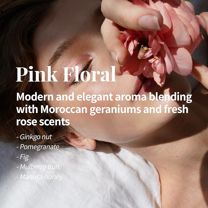 plu Pink Floral Body Scrub